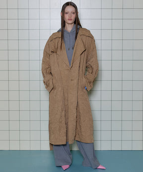 Washer Pleats Trench Coat