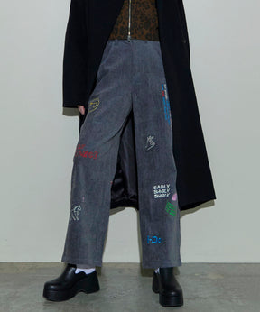 【PRE-ORDER】Corduroy Early Romance Graphic Pants