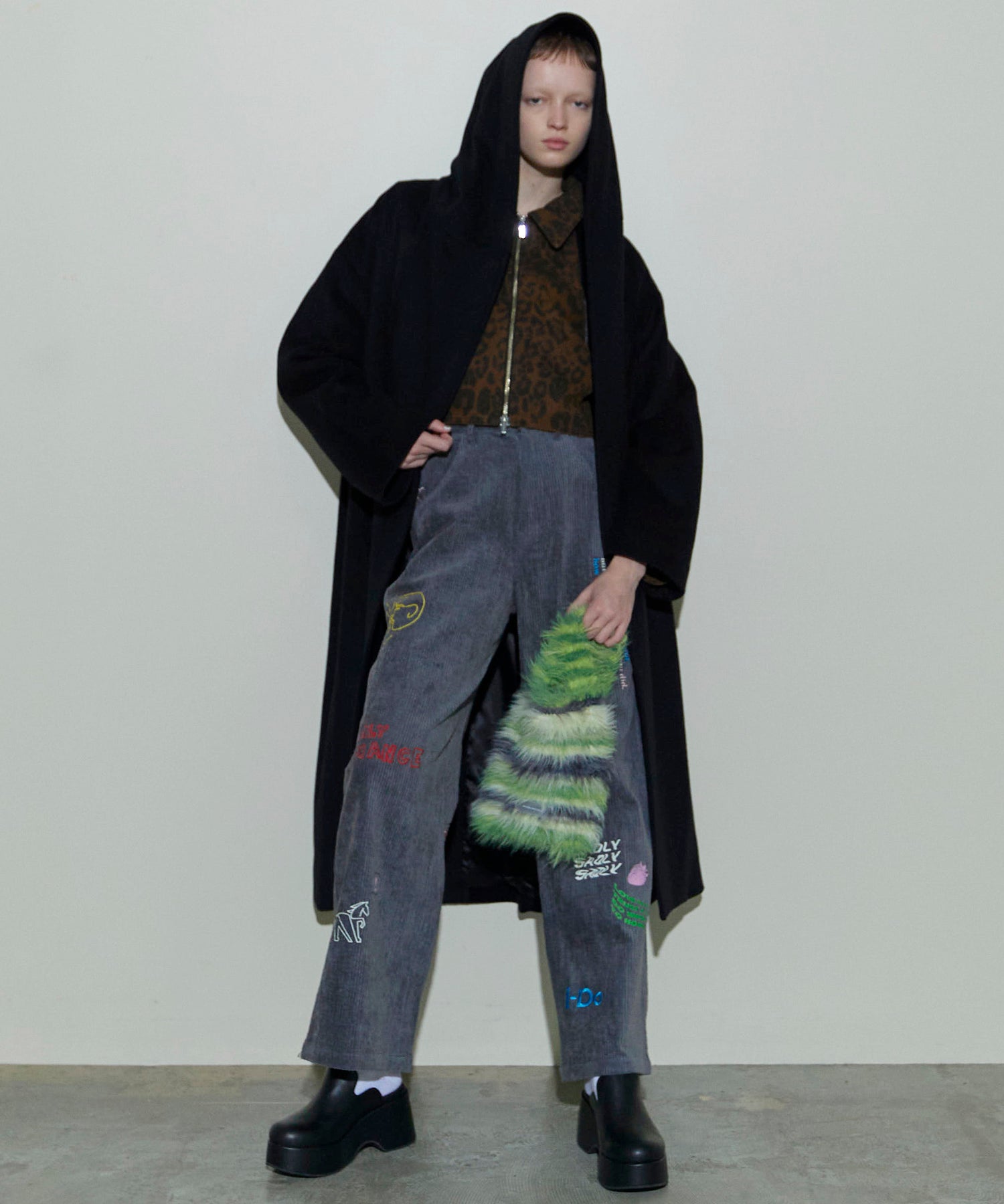 【PRE-ORDER】Corduroy Early Romance Graphic Pants