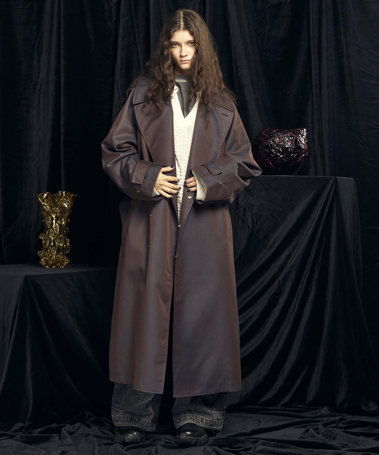 120/2/2 Suvin Cotton Gabardine Prime-Over Ulster Coat