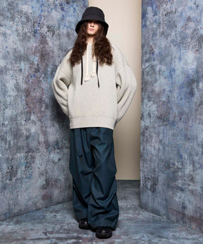 4 Colors Chambray Washable Wool Prime-Wide Snow Pants