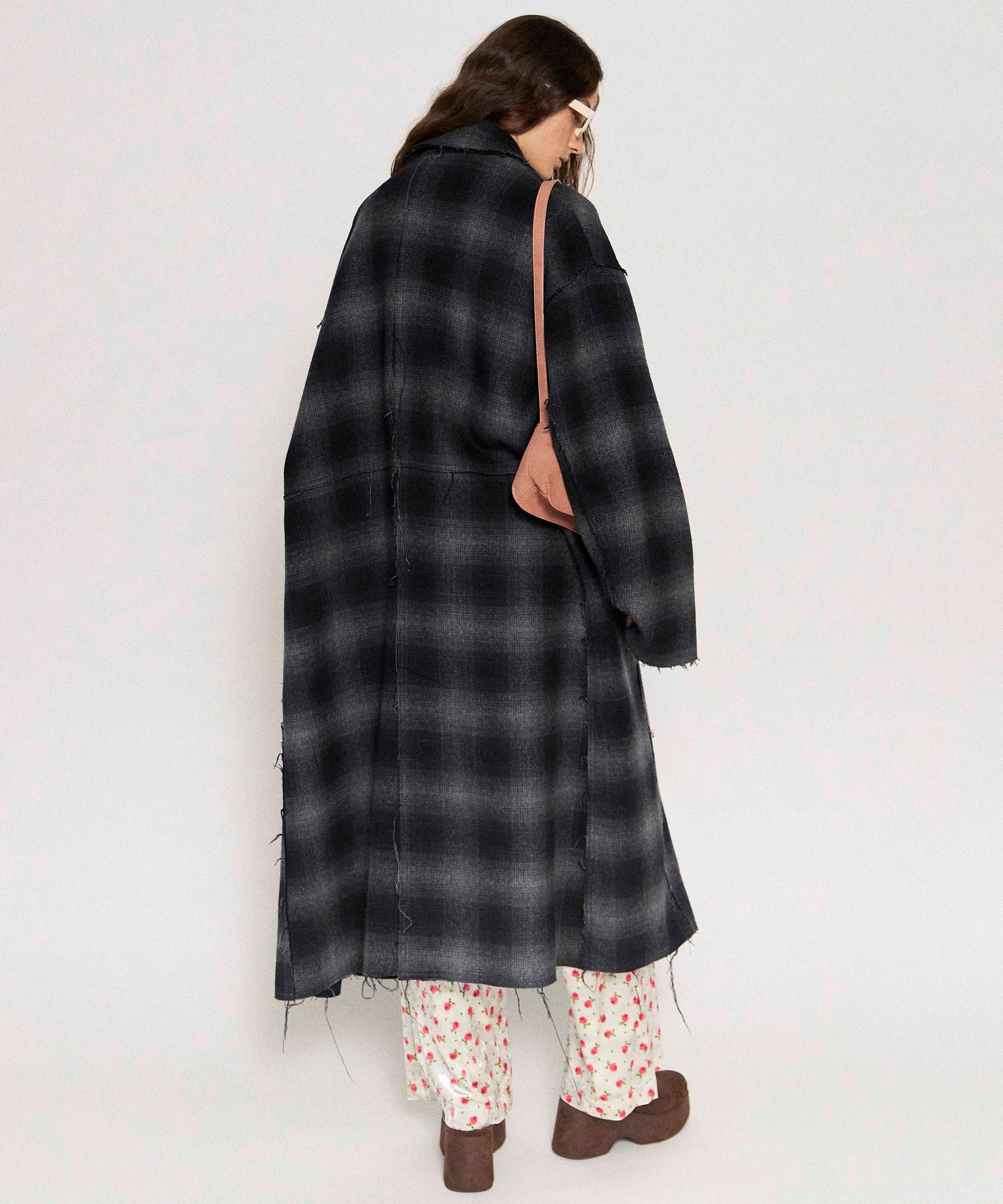 Reversible Cut Off Oversized Coat