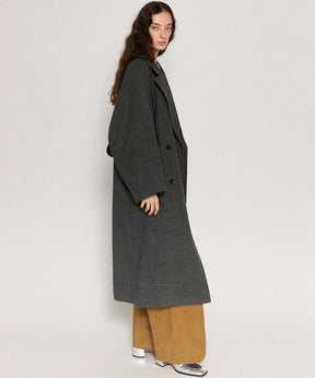 【24WINTER PRE-ORDER】Gun Club Plaid Long Coat