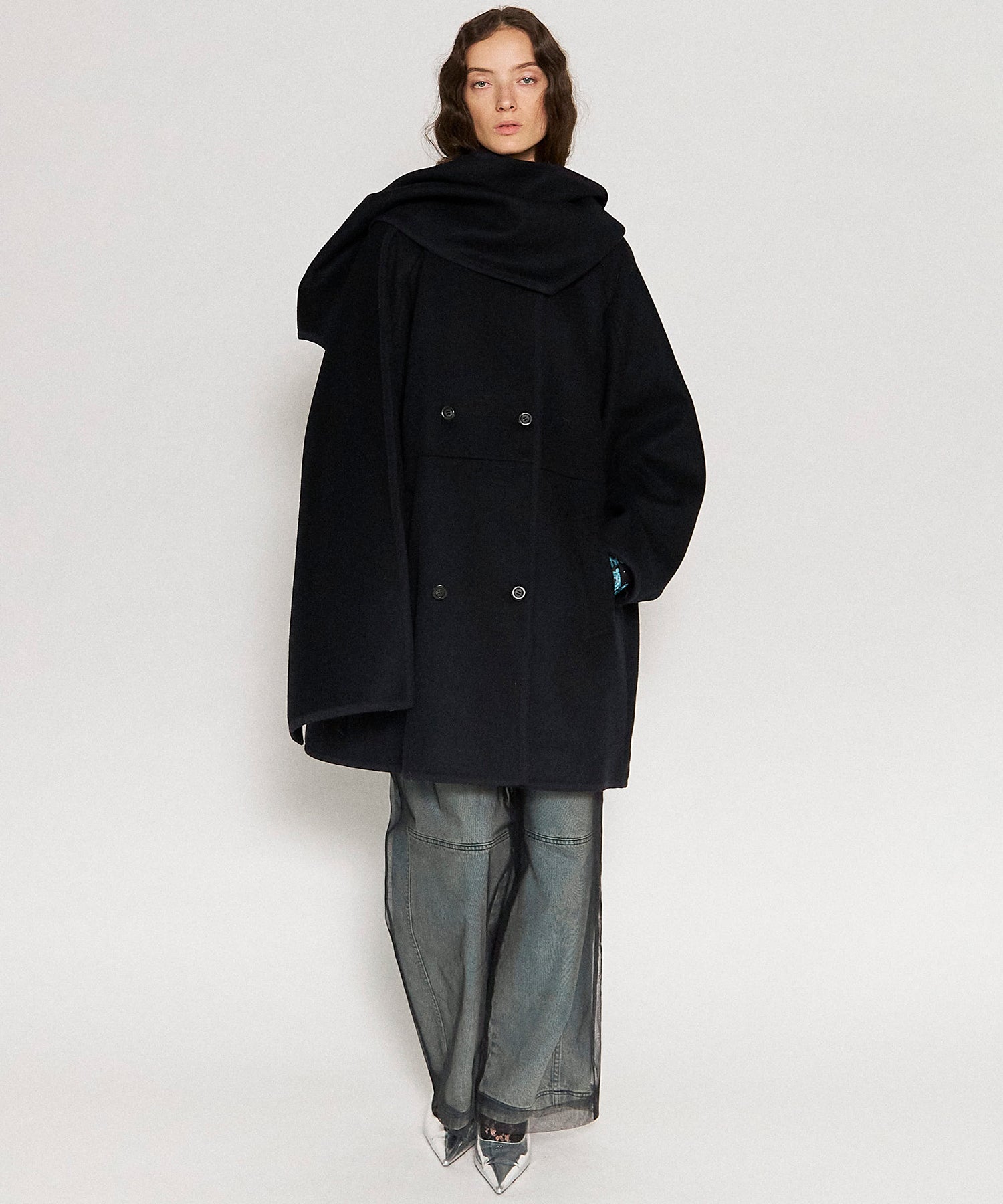 【24WINTER PRE-ORDER】Winter Scarf Tent Coat