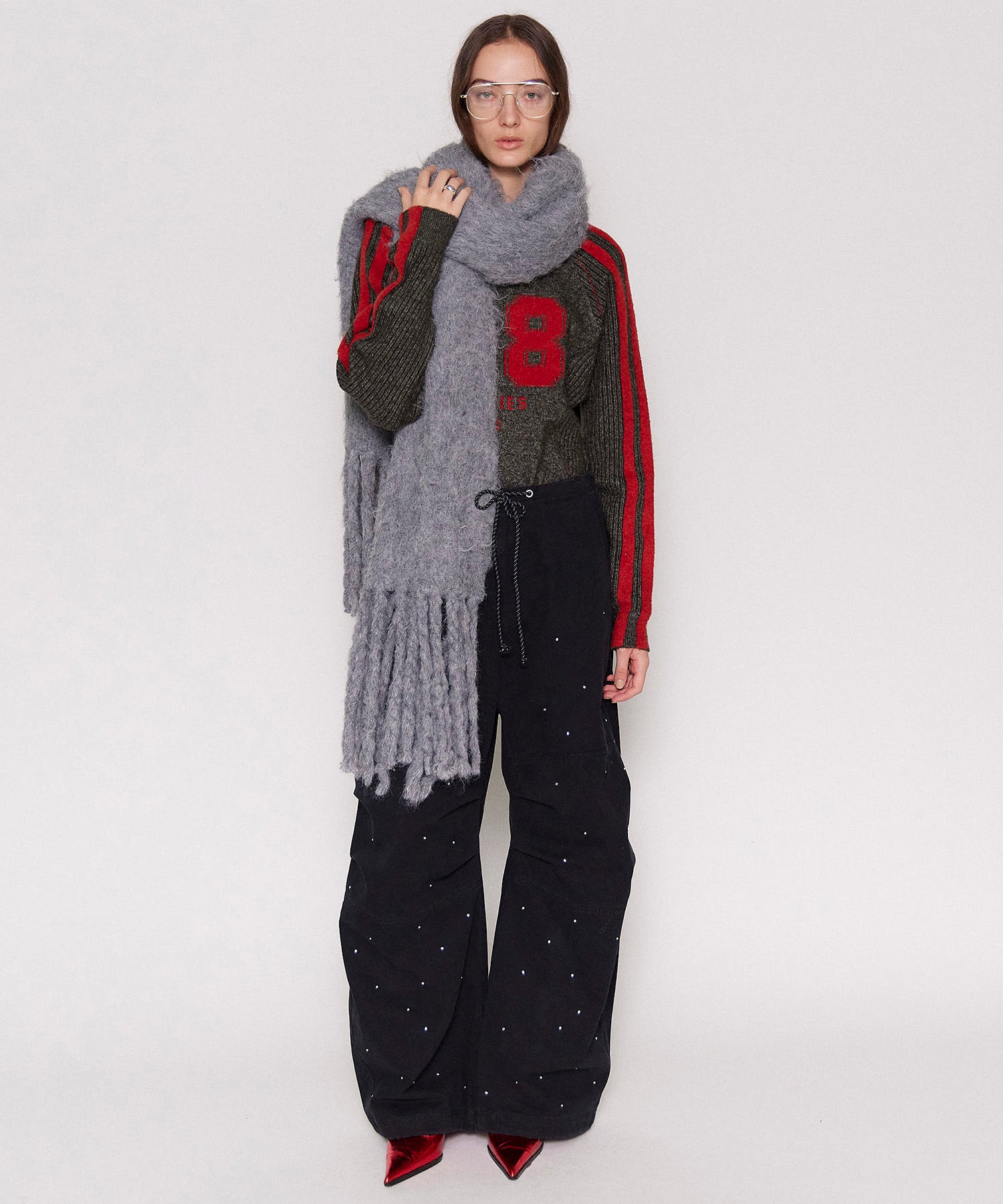 【24WINTER PRE-ORDER】Rhinestone Snow Pants