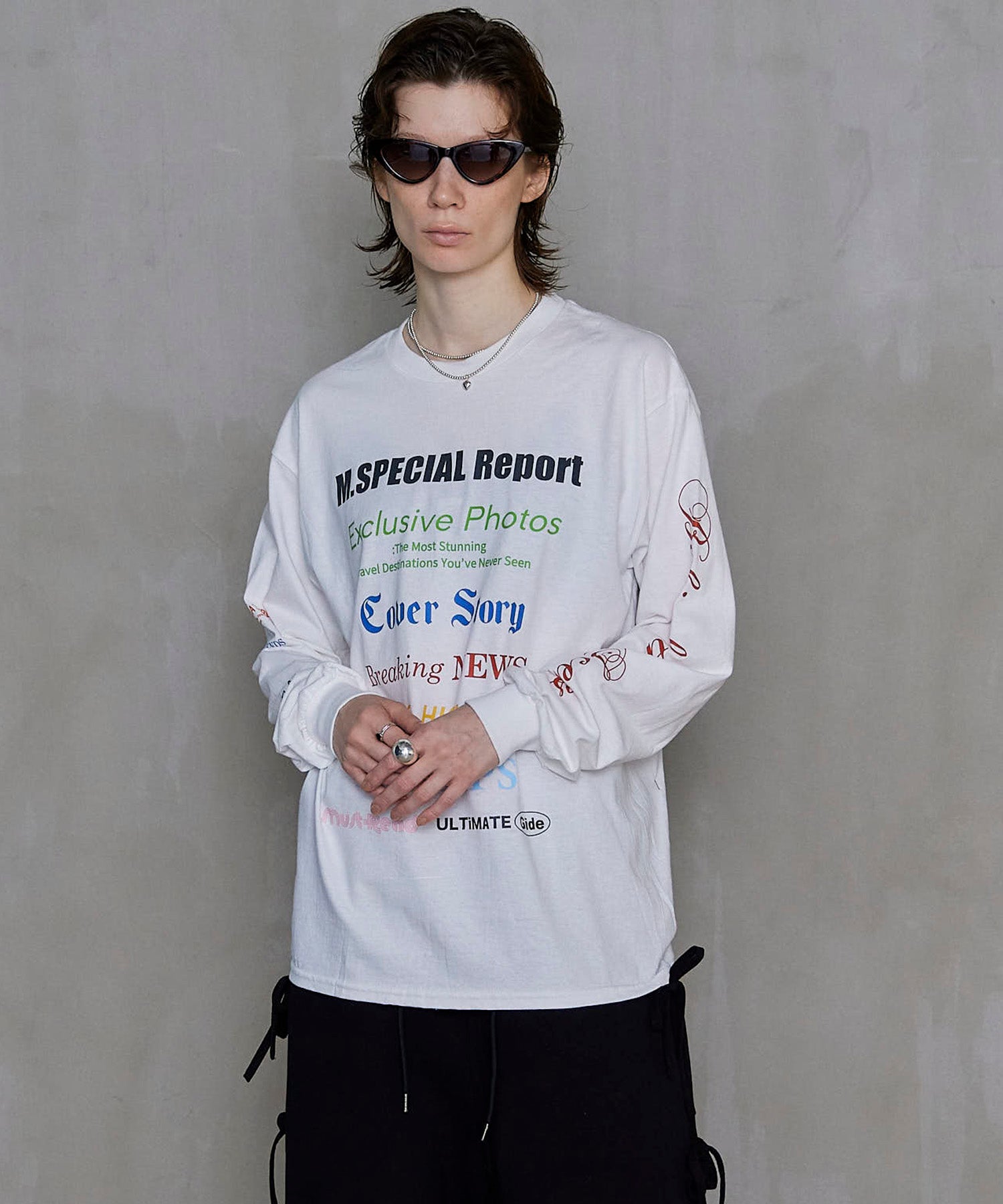 【PRE-ORDER】MAGAZINE HEADING Long Sleeve T-shirt