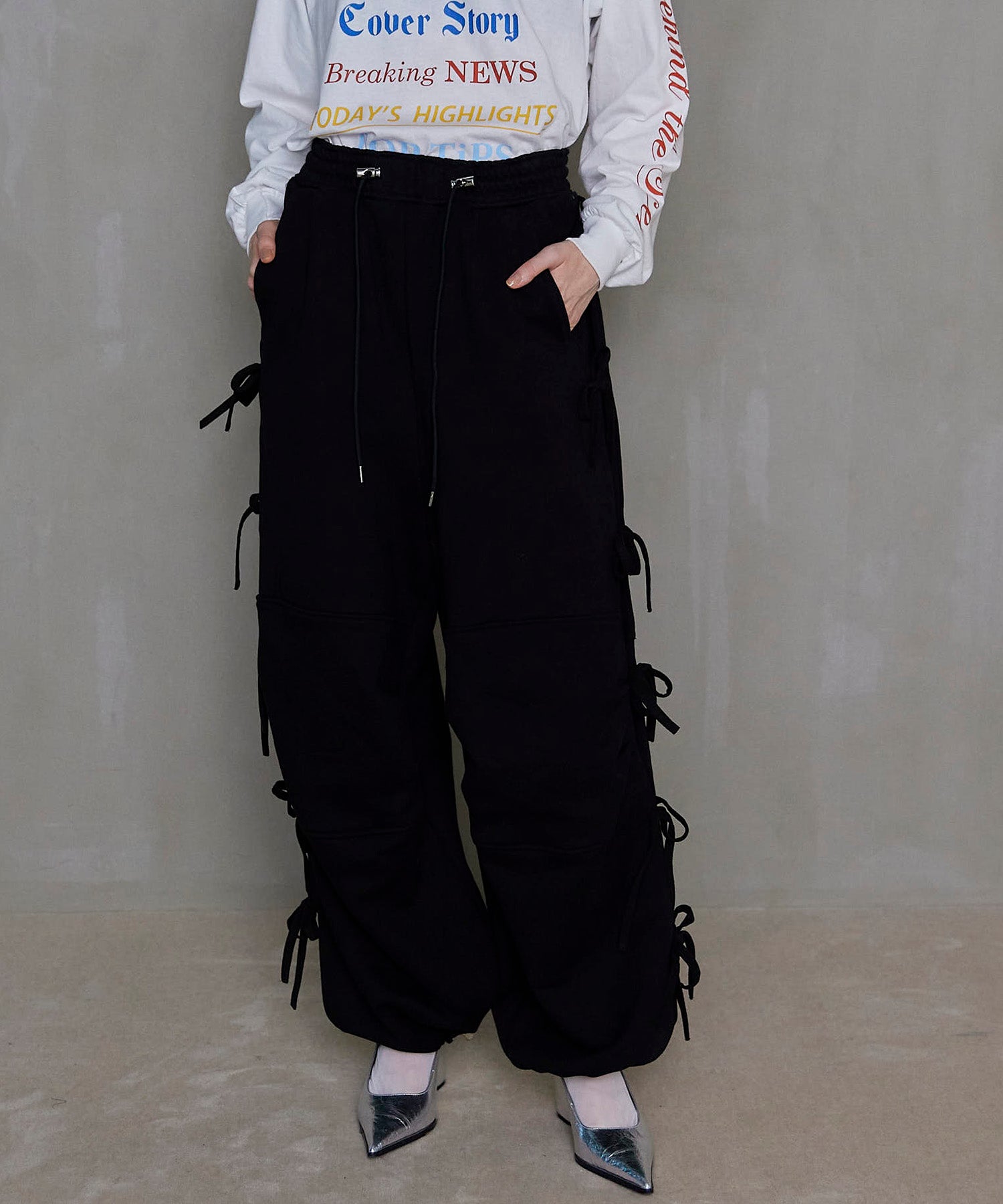 【PRE-ORDER】Side Ribbon Sweatpants