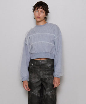 【PRE-ORDER】Tulle Layered Sweatshirt