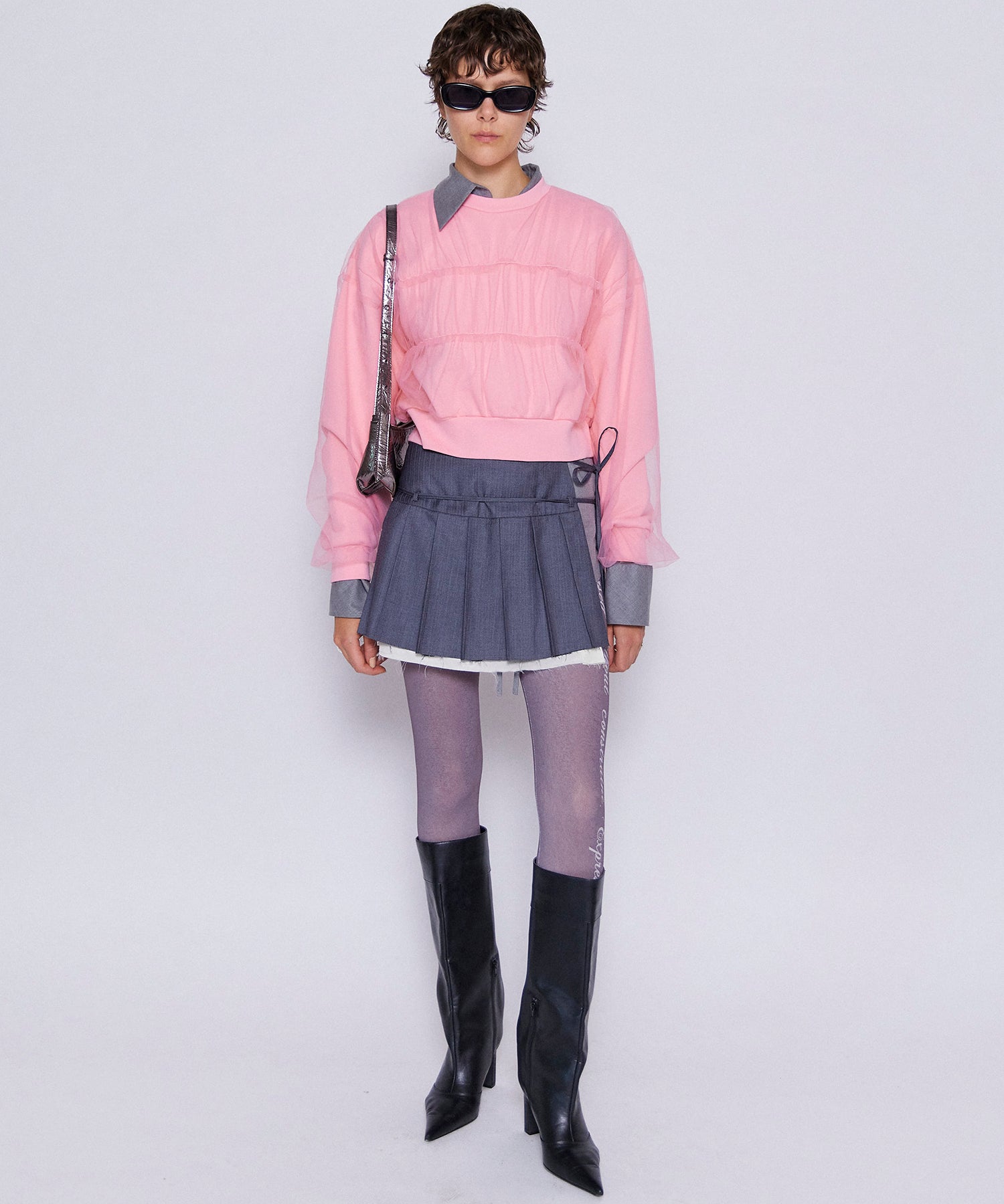 【PRE-ORDER】Tulle Layered Sweatshirt