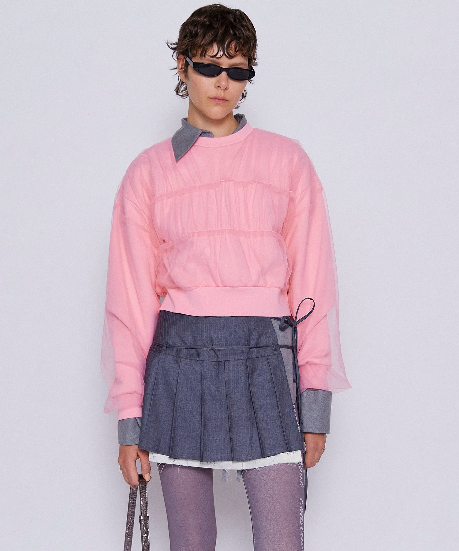 【PRE-ORDER】Tulle Layered Sweatshirt