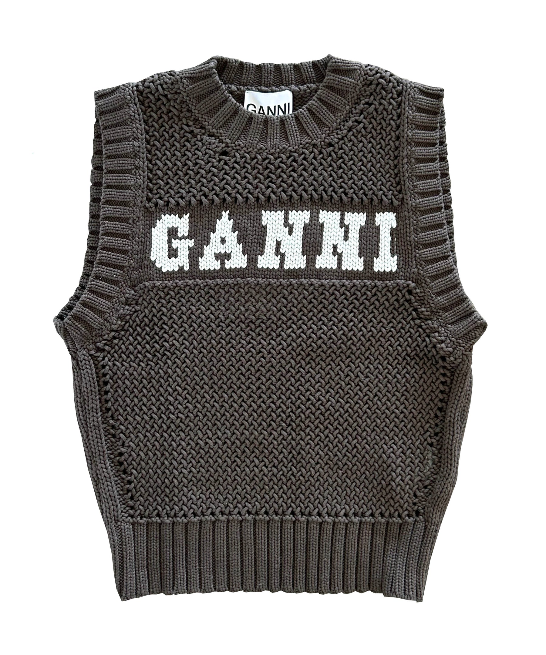 【GANNI】Cotton Rope Vest