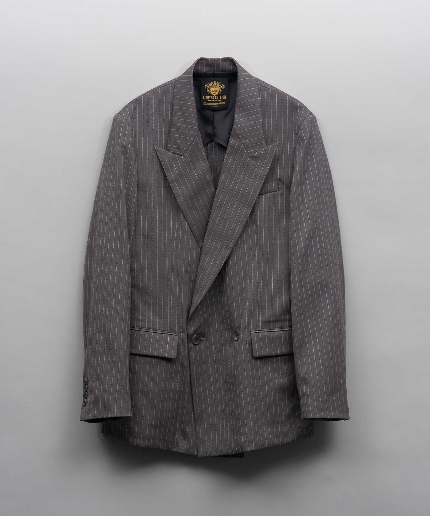 【LIMITED EDITION】Dress-Fit Peaked Lapel Double Breasted Tailored Jacket