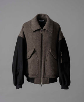 【Italian Dead Stock Fabric】Prime-Over G-1 Flight Jacket