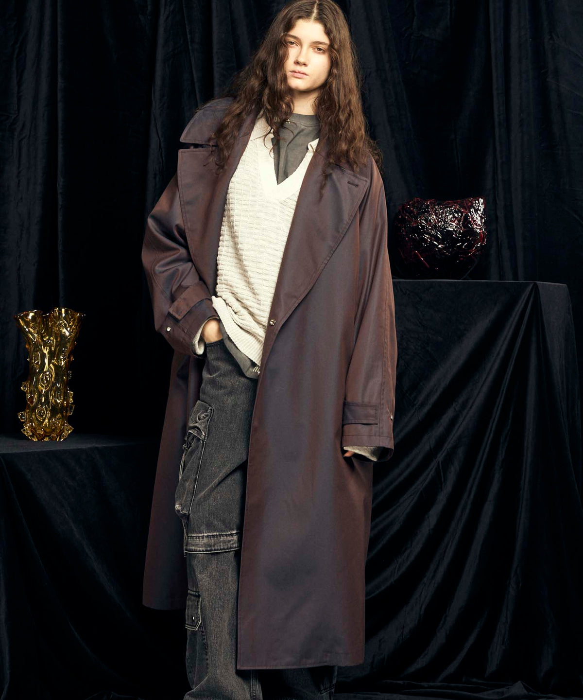 120/2/2 Suvin Cotton Gabardine Prime-Over Ulster Coat