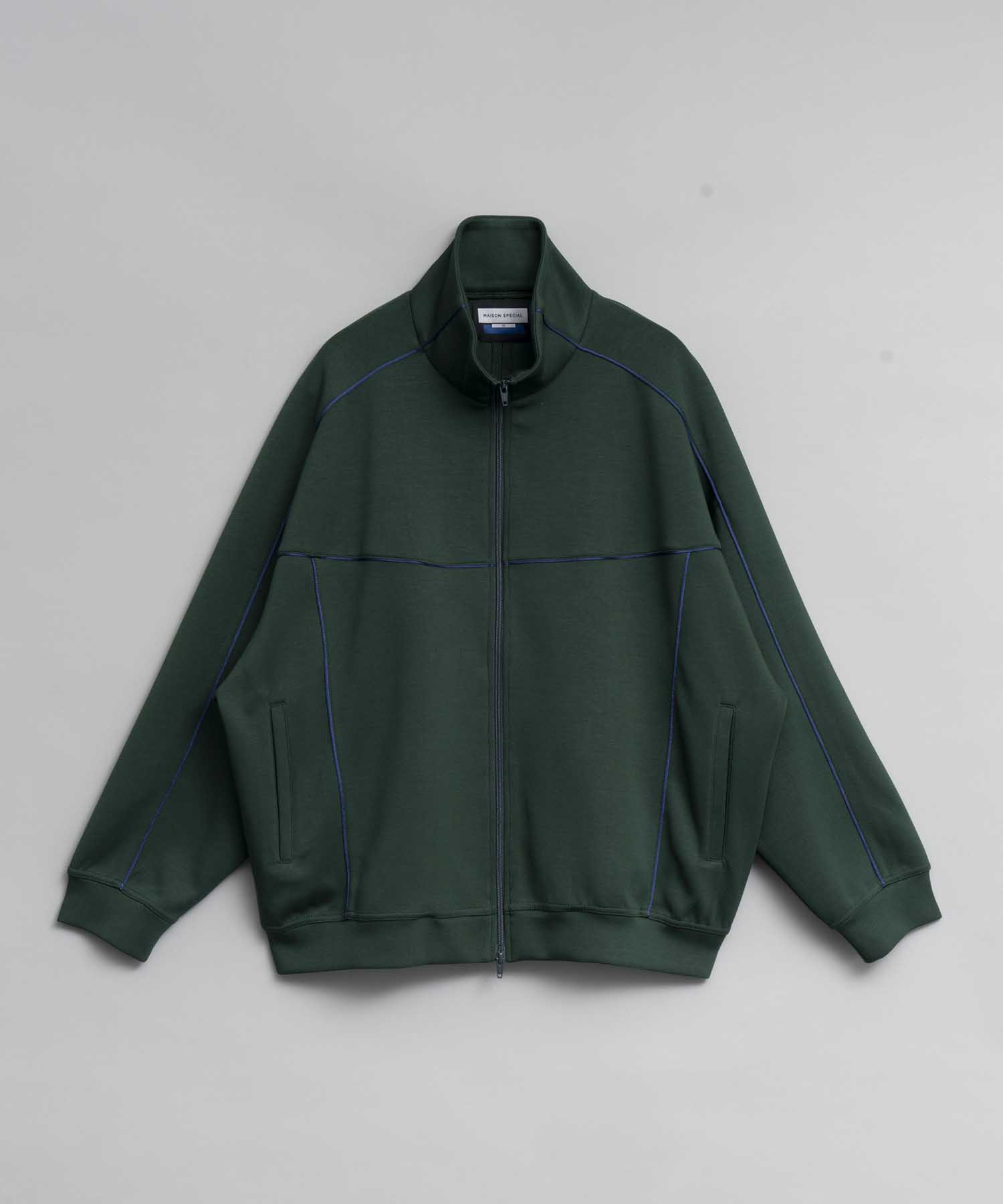 Prime-Over Cardboard Knit Track Jacket