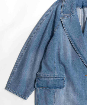 【SALE】Washed Denim Coat