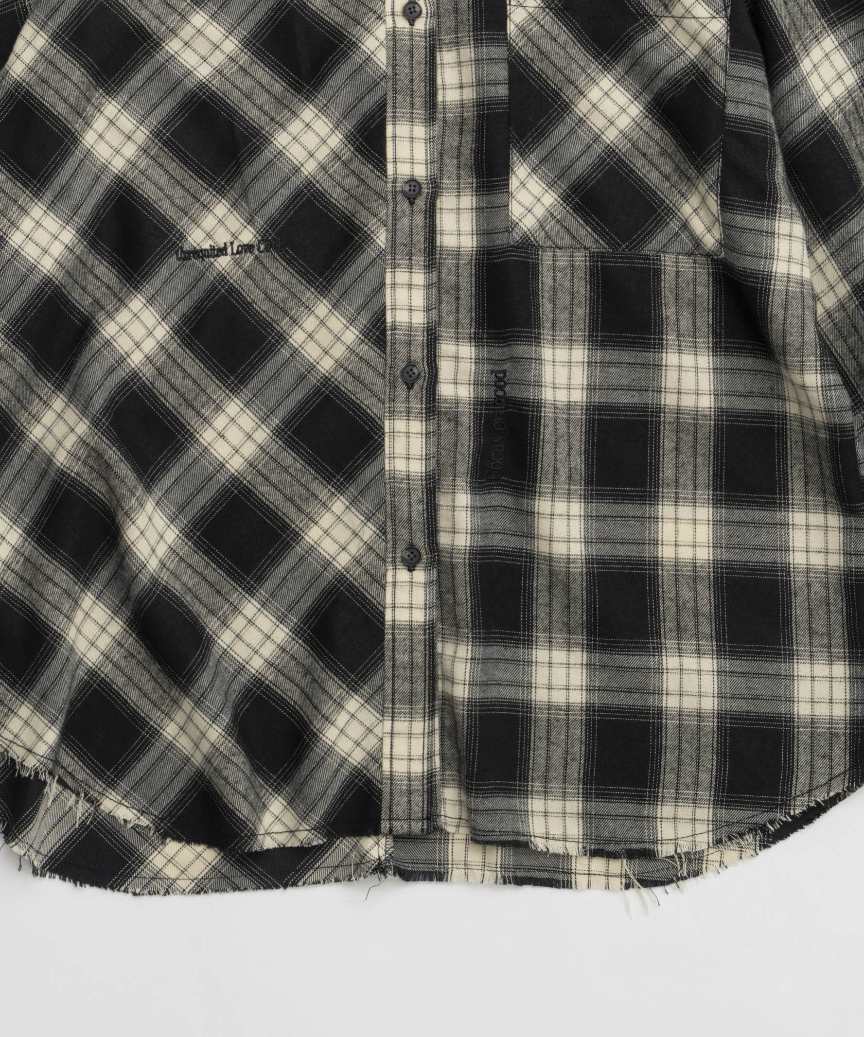 Random Checkered Oversized Shirt