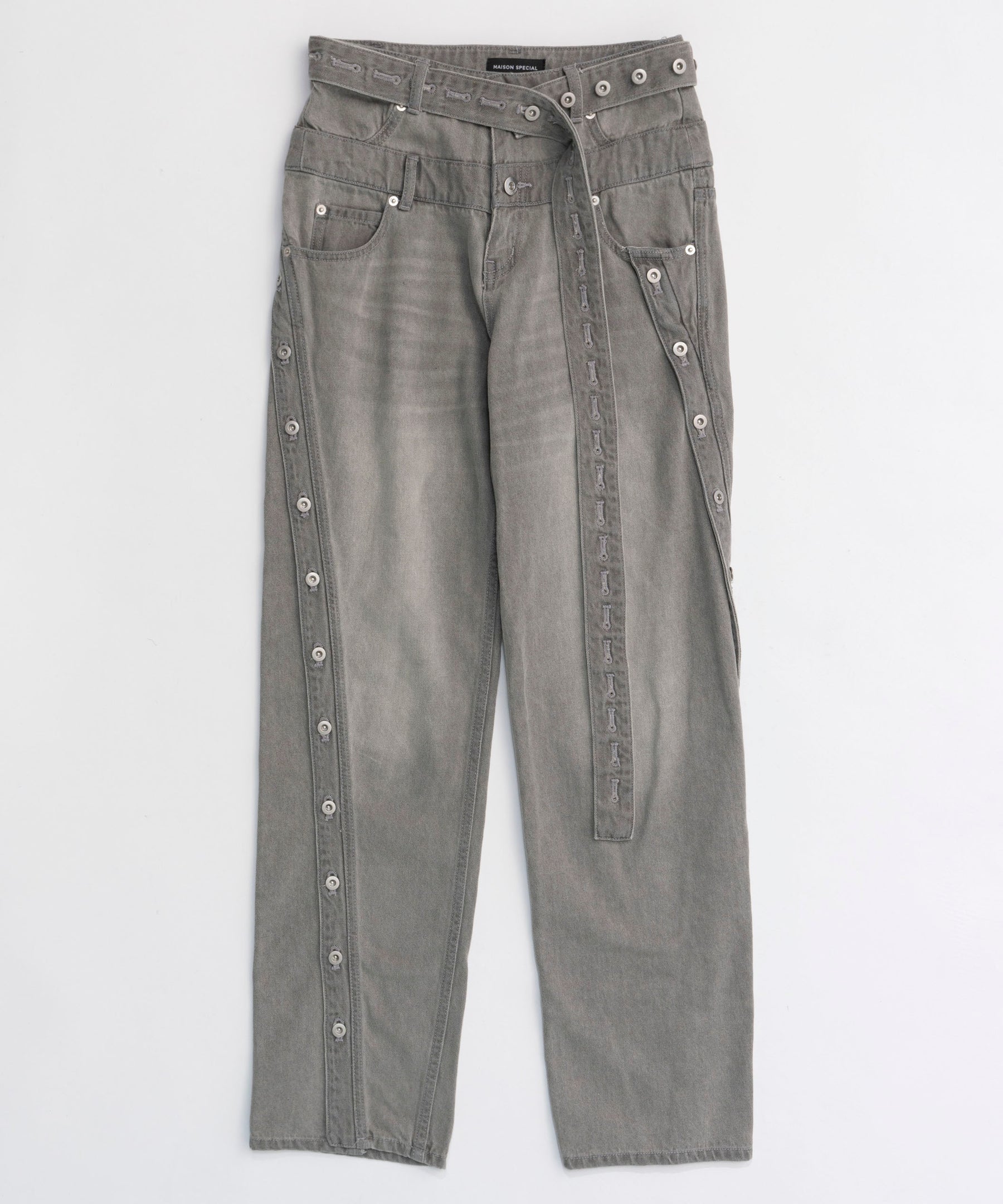 Double Waist Twisted Denim