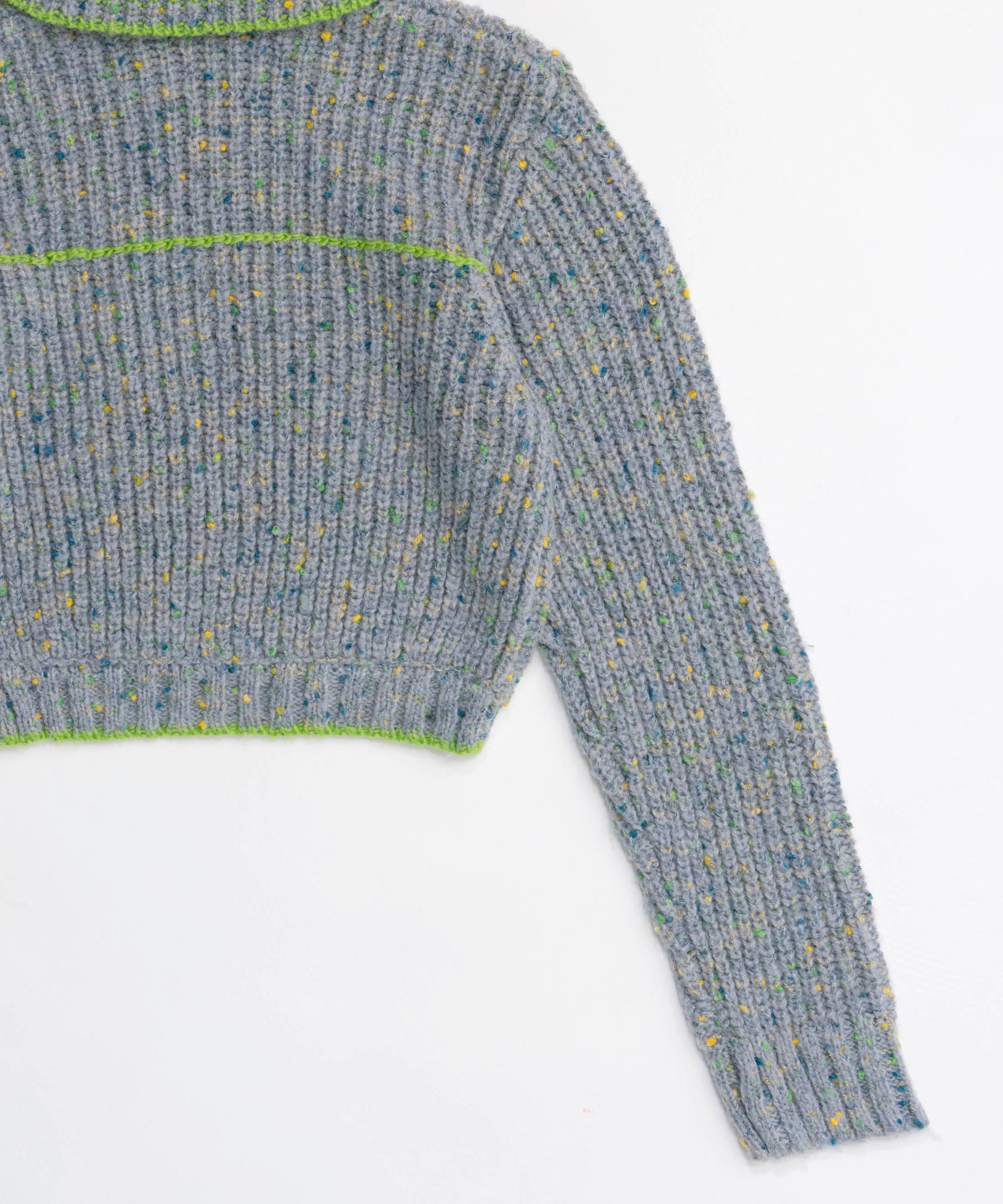 Nep Yarn Linking Knit Tops