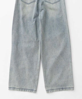 【24WINTER PRE-ORDER】Tulle Layer Denim Pants