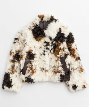 【24WINTER PRE-ORDER】Curl Faux Fur Coat