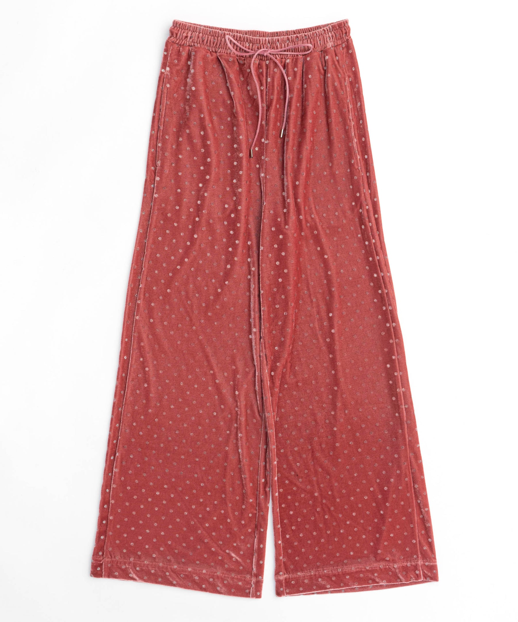 【PRE-ORDER】Glitter Dots Velor Pants