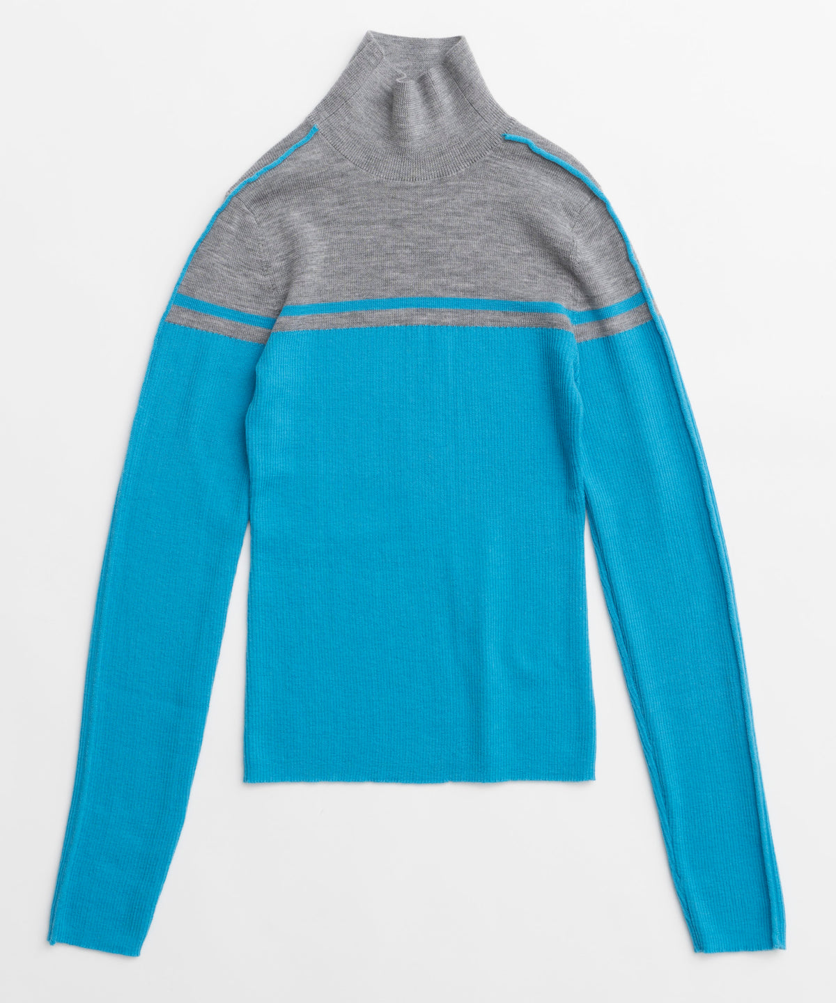 【24WINTER PRE-ORDER】Washable Wool Retro Sports Turtleneck Knit Tops