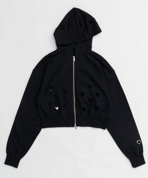 【24WINTER PRE-ORDER】Many Heart Cutouts Hoodie