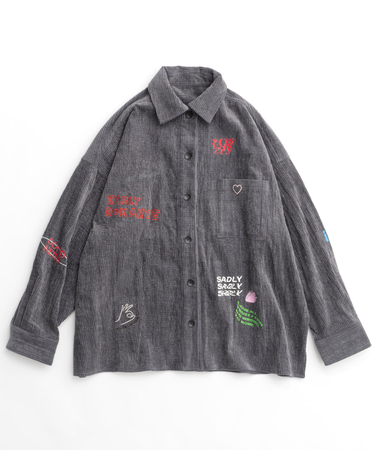 Corduroy Early Romance Graphic Shirt