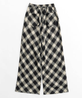 【PRE-ORDER】Random Checkered Easy Wide Pants