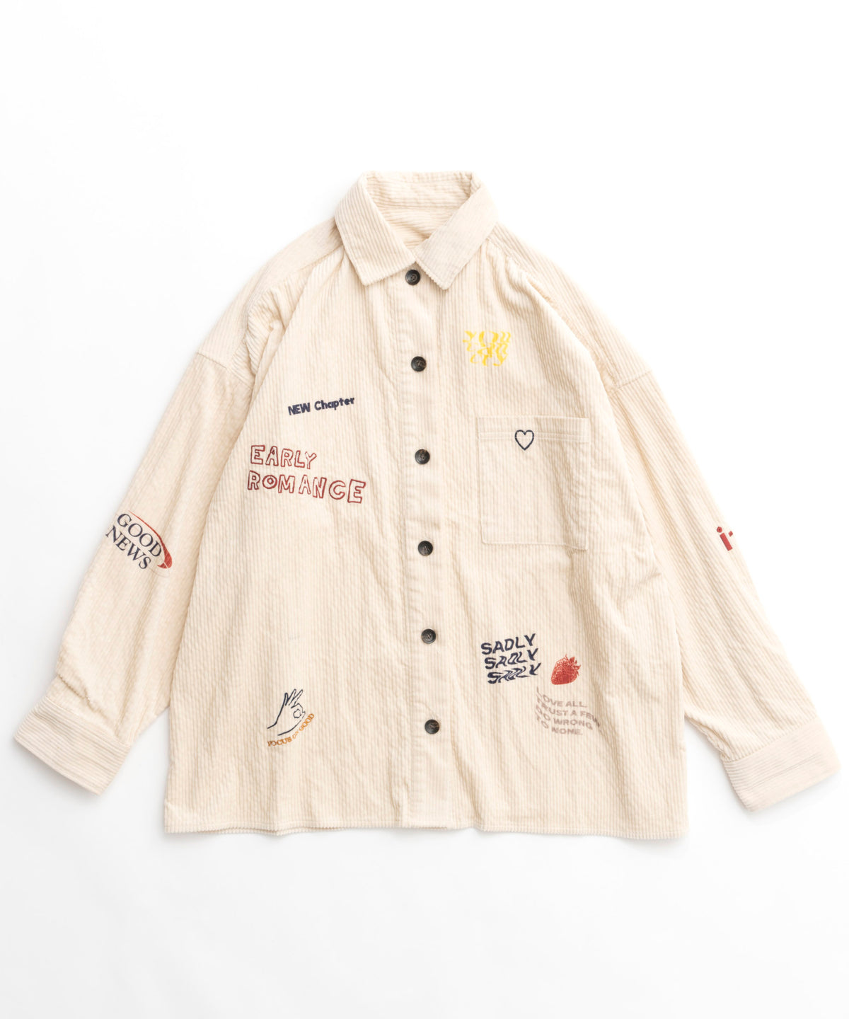 Corduroy Early Romance Graphic Shirt