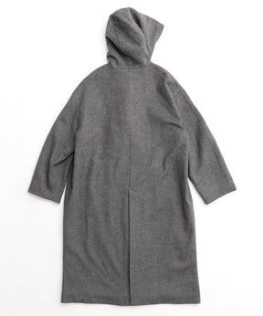 Cashmere Beaver Processing Hood Coat