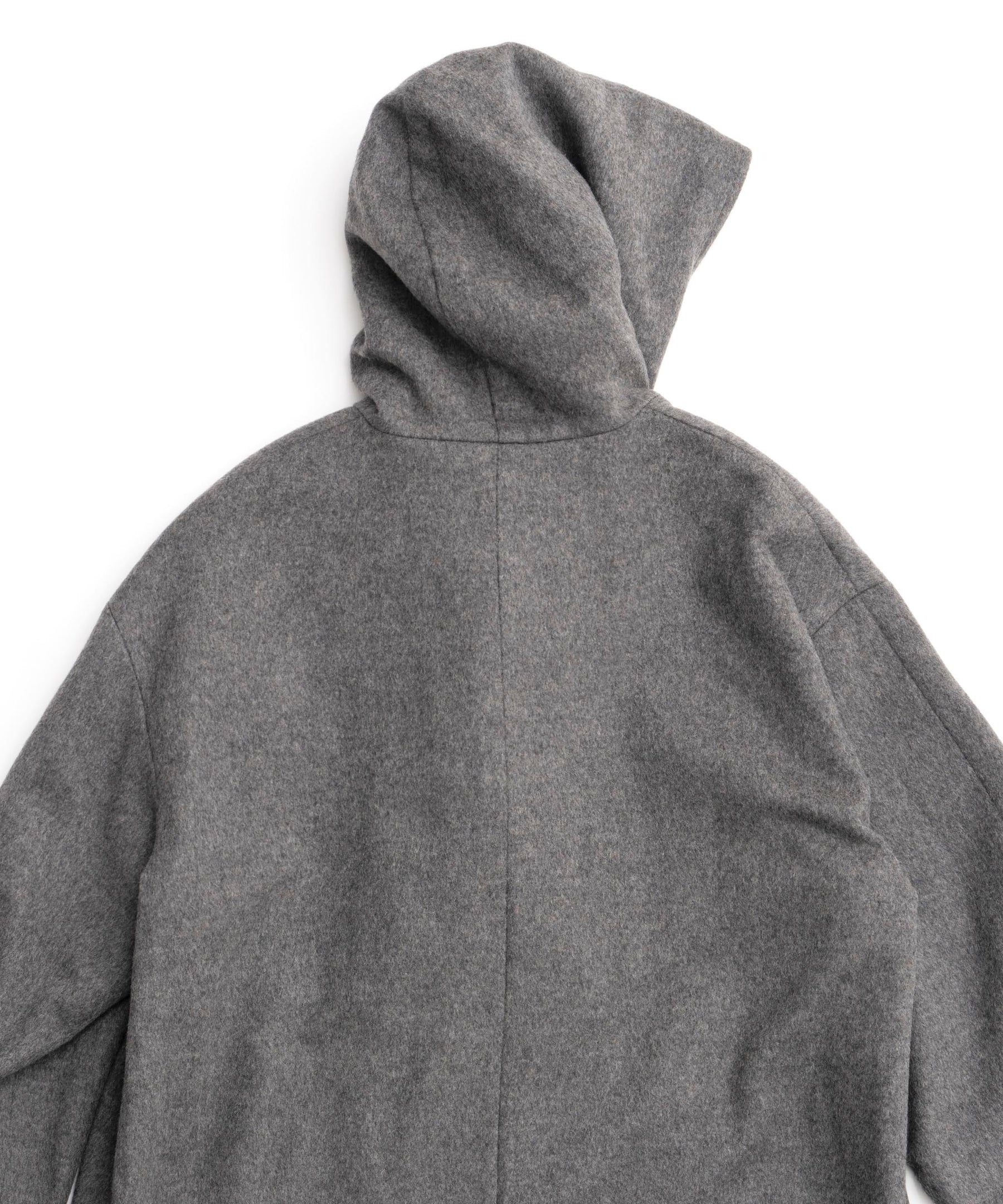 Cashmere Beaver Processing Hood Coat