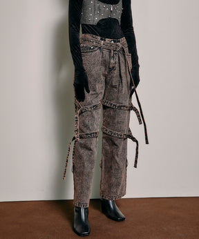 【SALE】Bondage Denim Pants