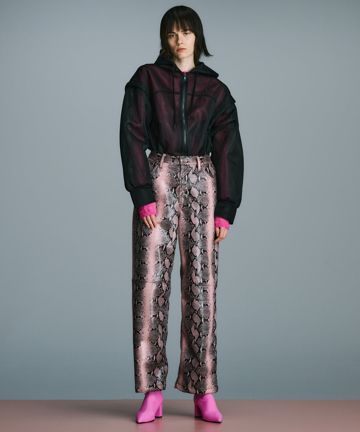 Python Wide Straight Pants