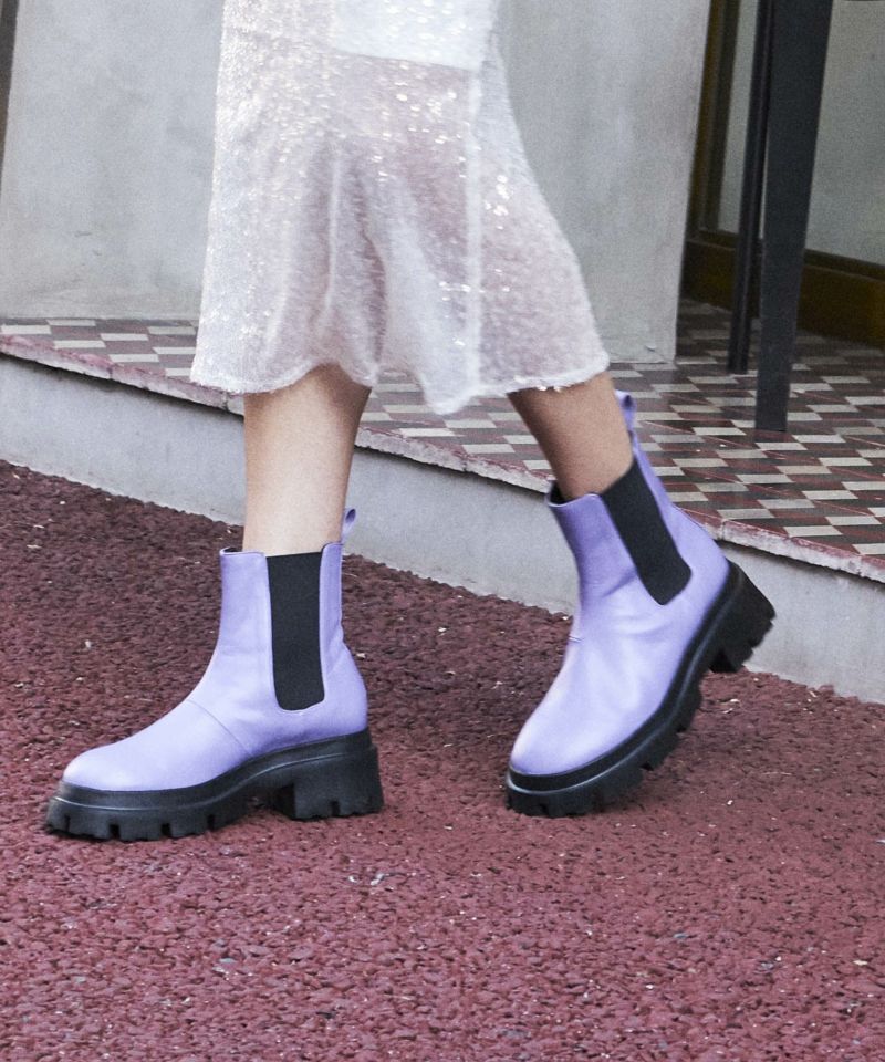 【SALE】Volume Sole Side Gore Boots