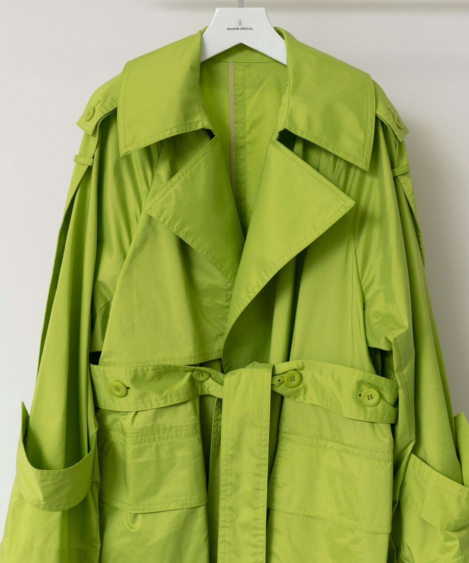 【SALE】Multi Fabric Over Size Trench