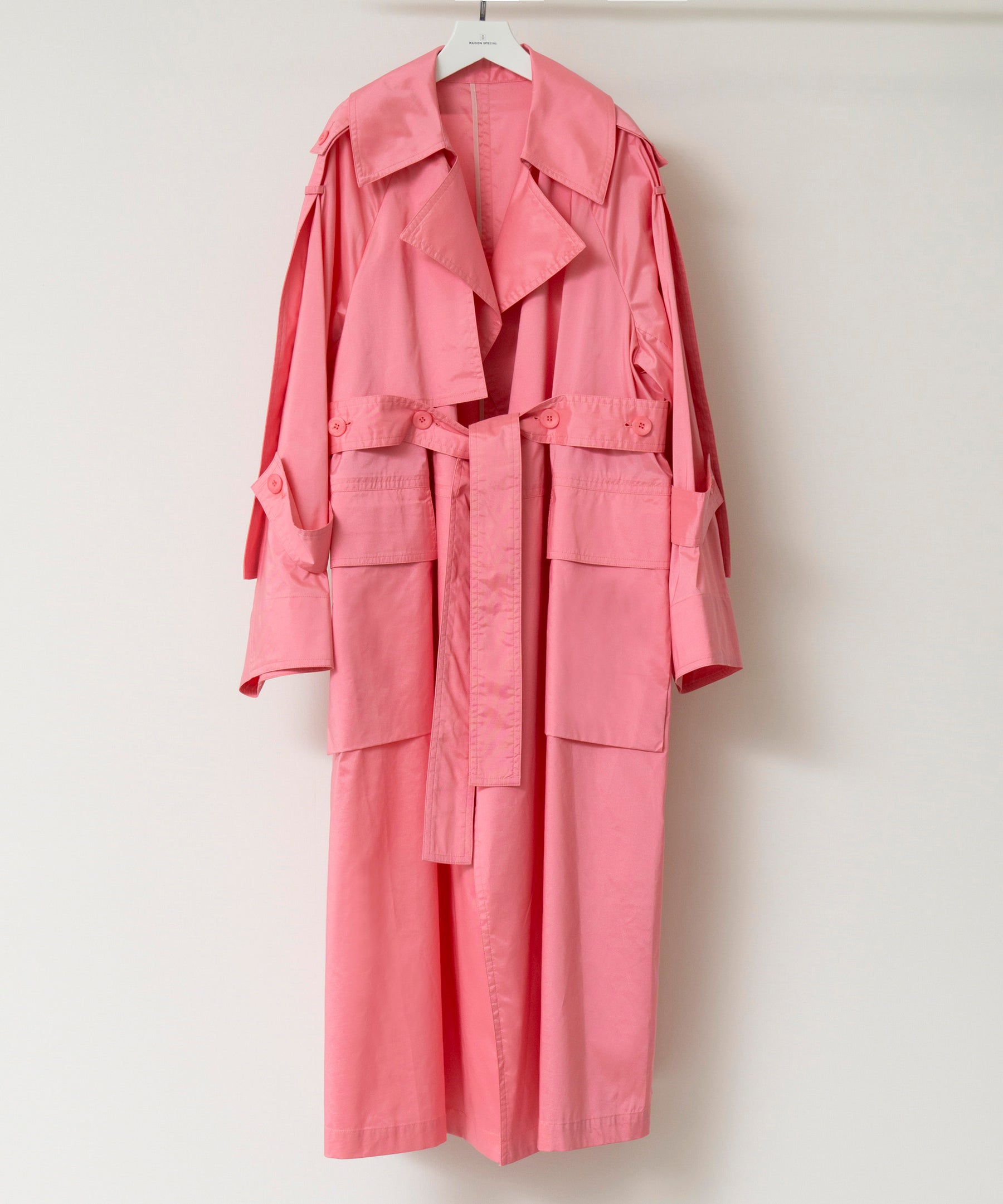 【SALE】Multi Fabric Over Size Trench